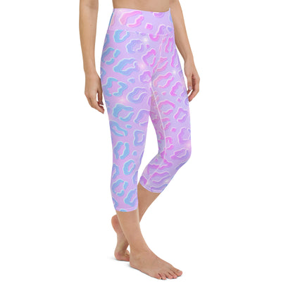 Cheetah Dazzle Yoga Capri Leggings