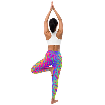 Rainbow Tiger Yoga Leggings