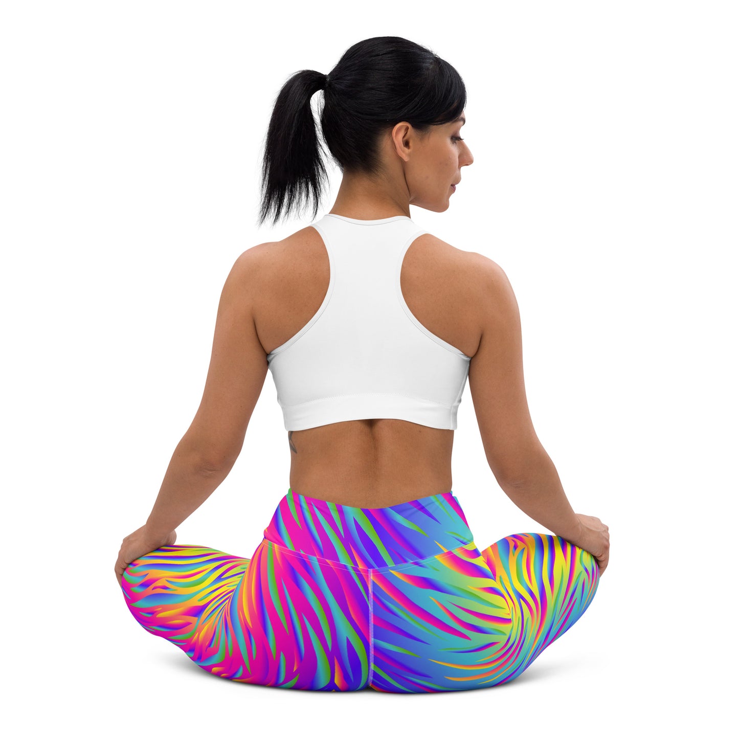 Rainbow Tiger Yoga Leggings