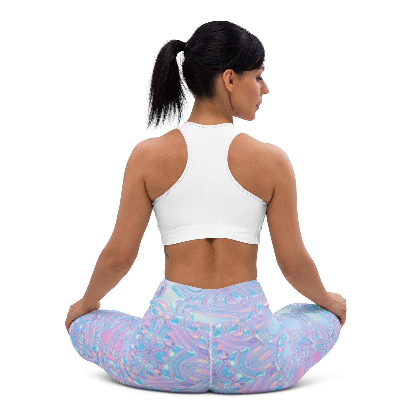 Holographic Hydro Yoga Leggings