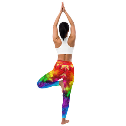 Color Explosion Yoga Leggings