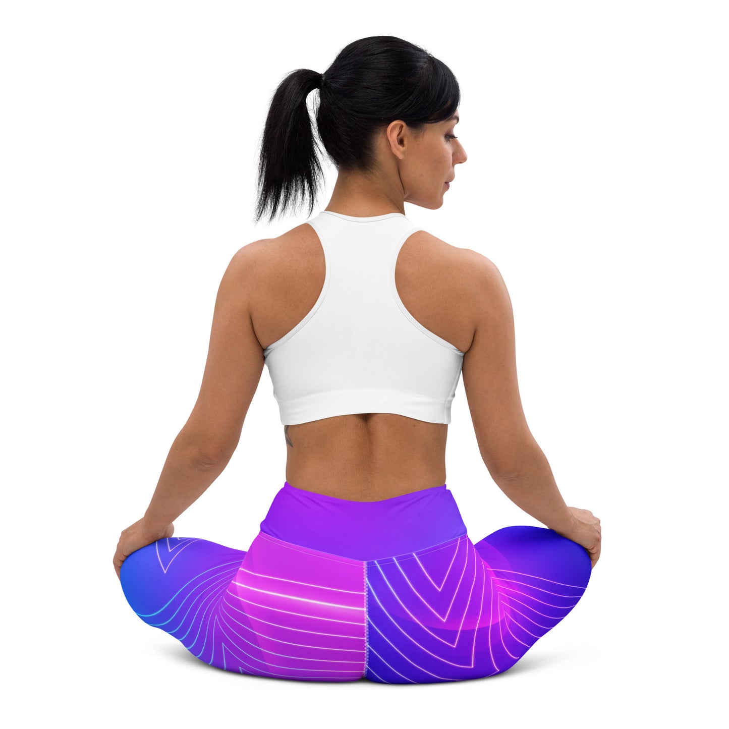 Neon Lines Yoga Leggings