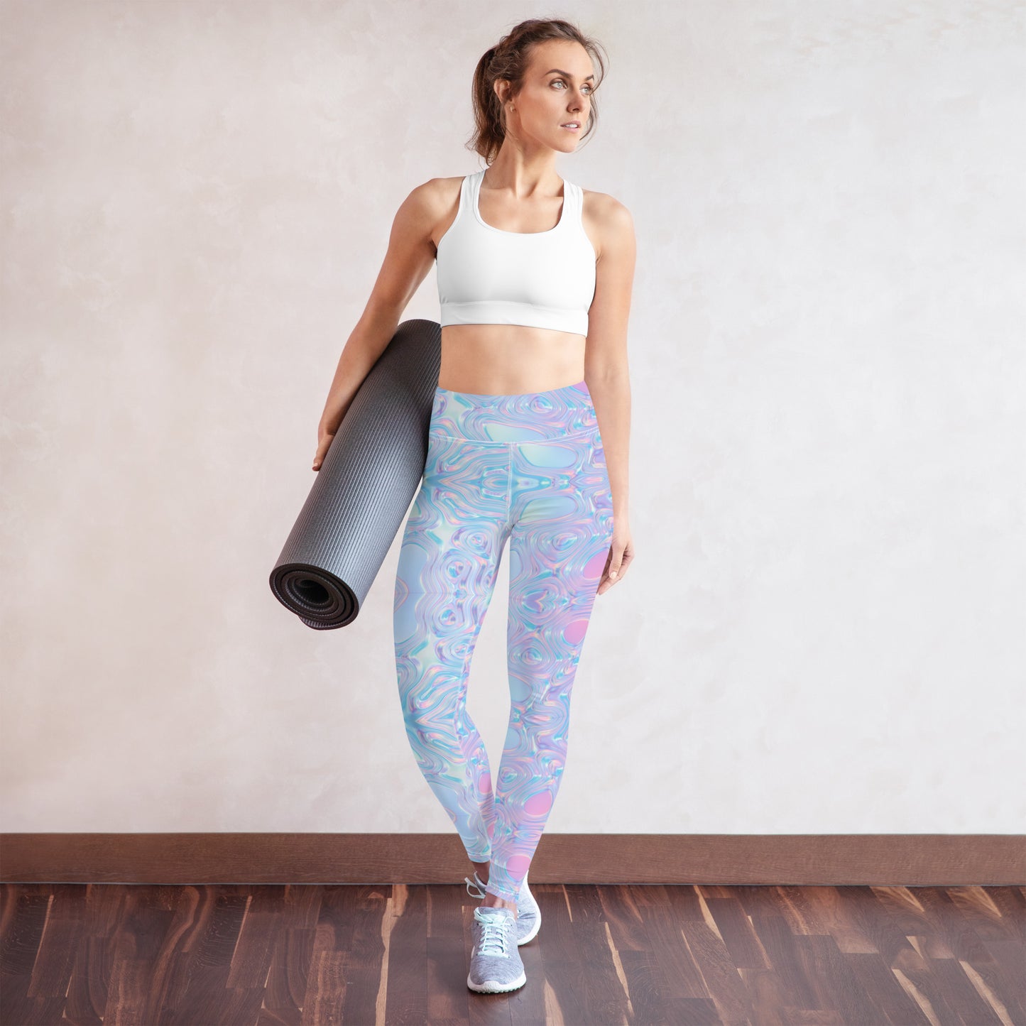 Holographic Hydro Yoga Leggings