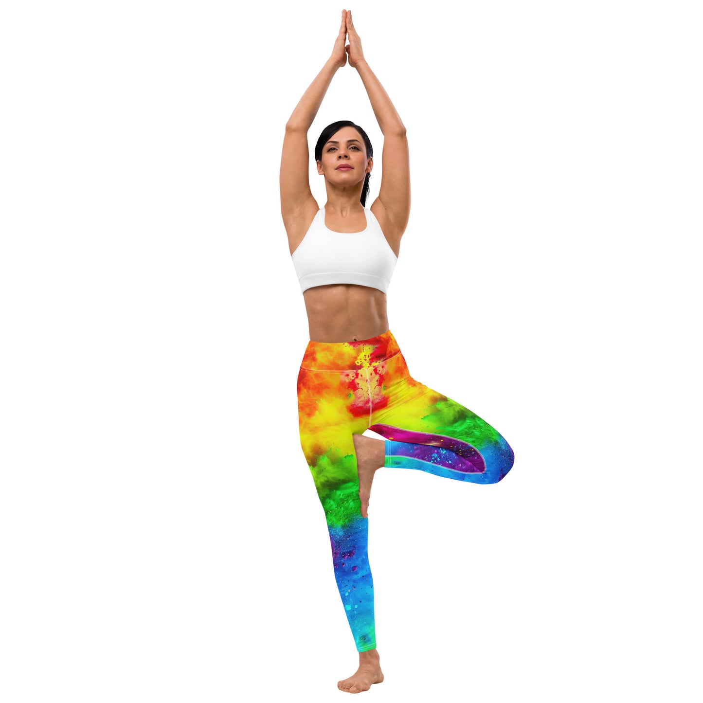 Color Explosion Yoga Leggings