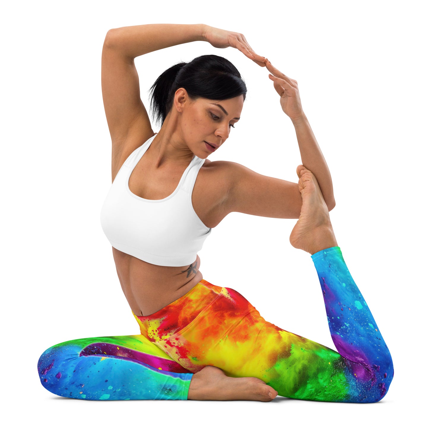 Color Explosion Yoga Leggings