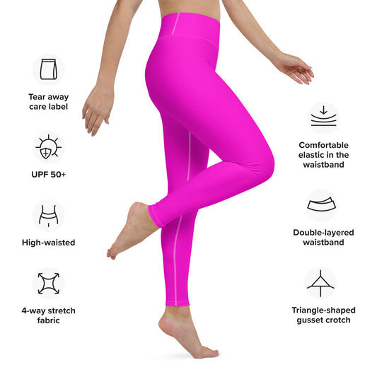 Everyday Bright Pink Yoga Leggings