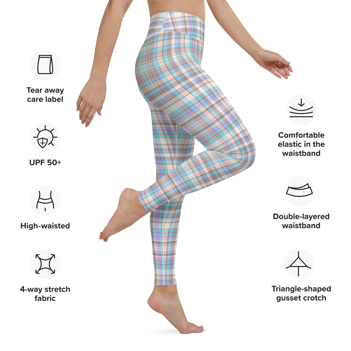 Everyday Plaid Yoga Leggings