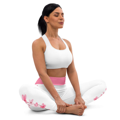 Cherry Blossom Yoga Leggings