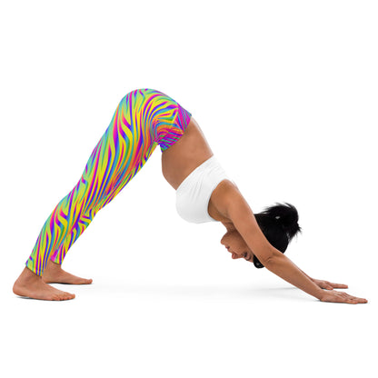 Rainbow Tiger Yoga Leggings