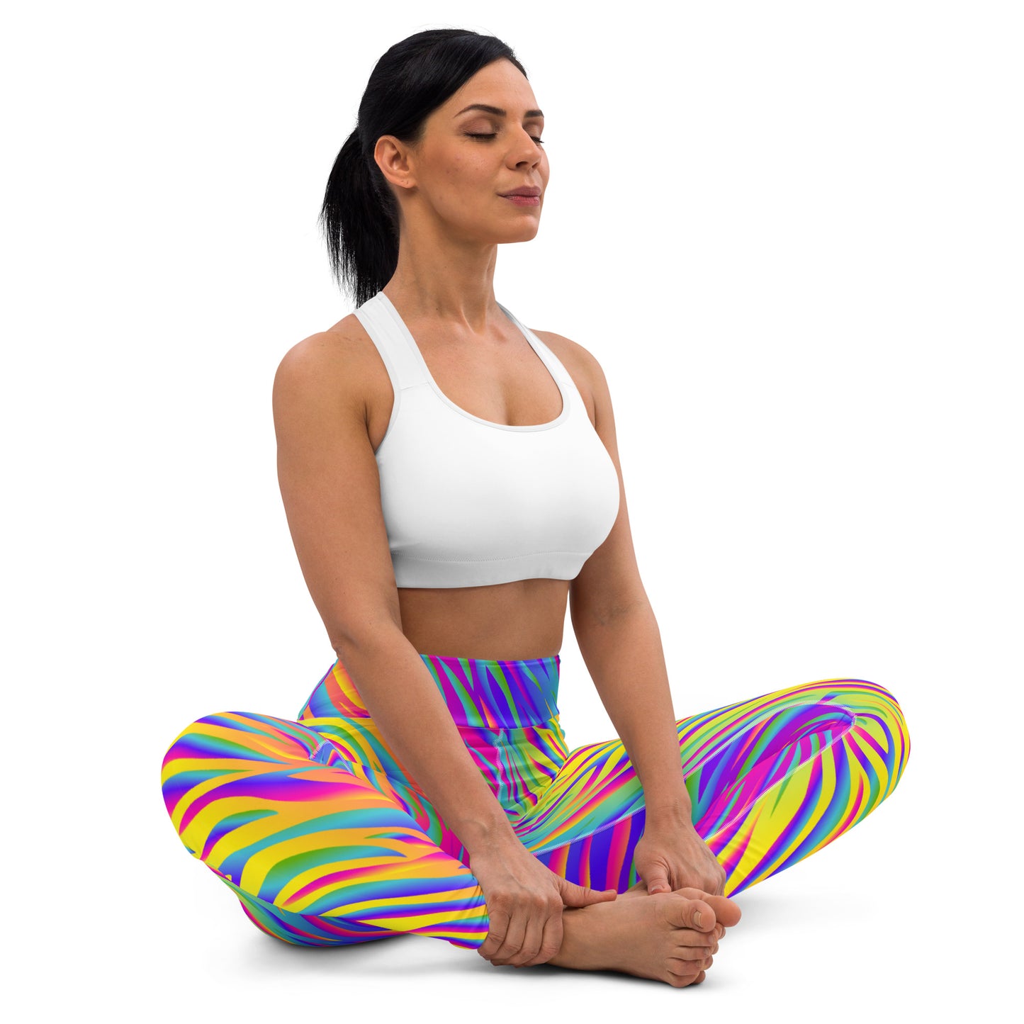 Rainbow Tiger Yoga Leggings