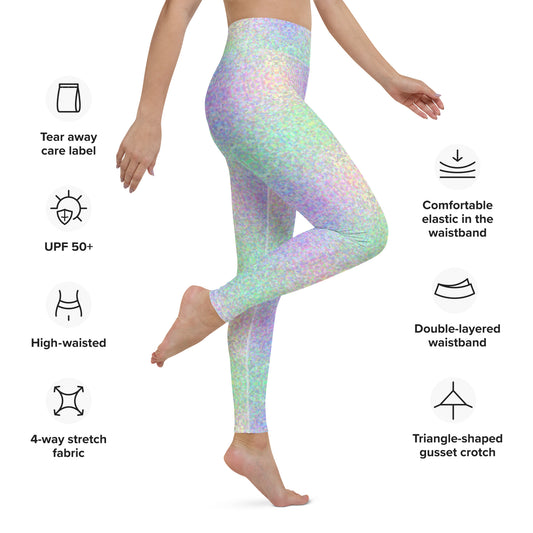 Mermaid Sparkle Yoga Leggings