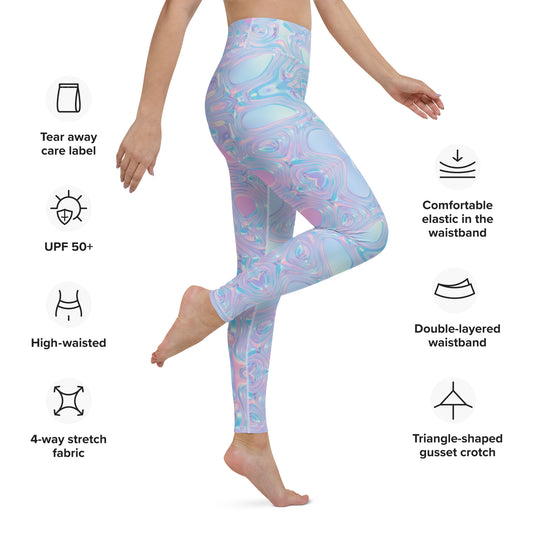 Holographic Hydro Yoga Leggings