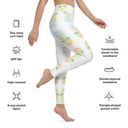 Pineapple Yoga Leggings