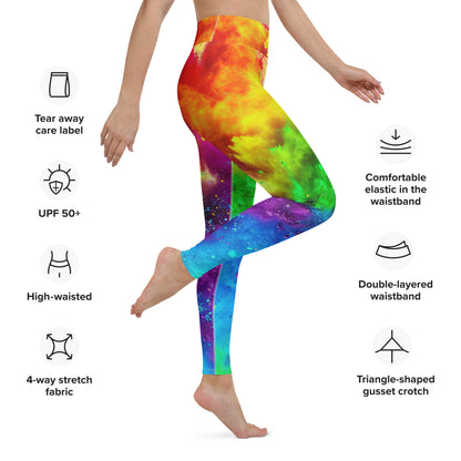 Color Explosion Yoga Leggings