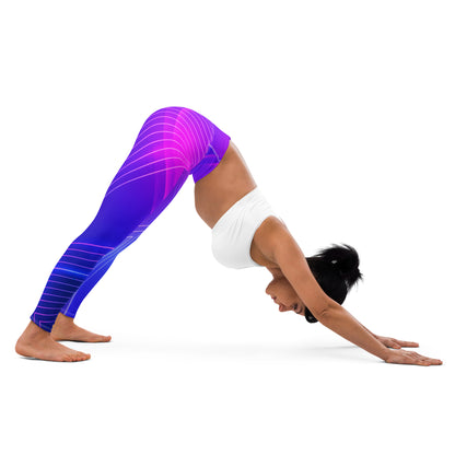 Neon Lines Yoga Leggings