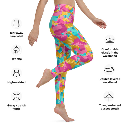 3 Dimensional Chaos Yoga Leggings