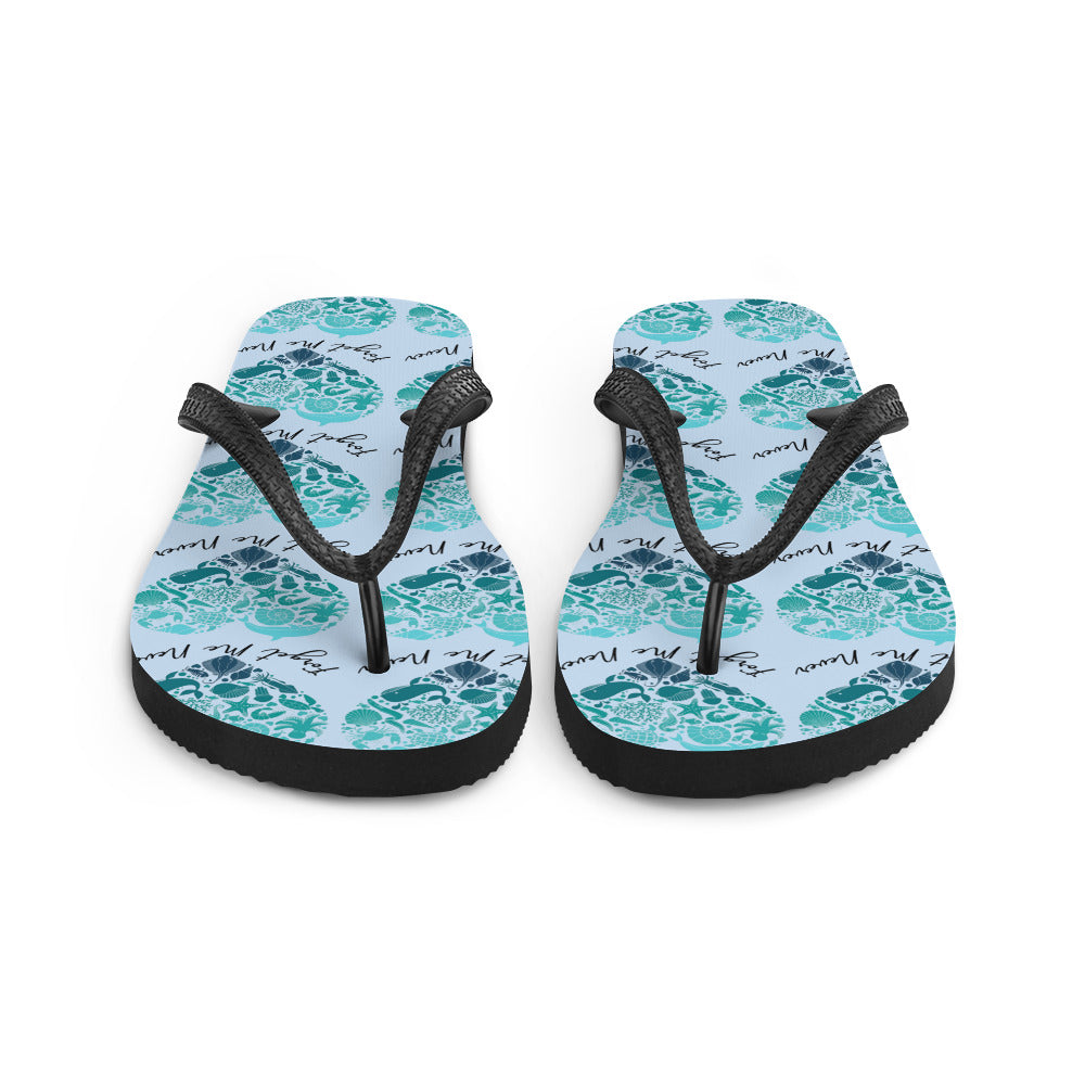 Love of the Ocean Flip-Flops