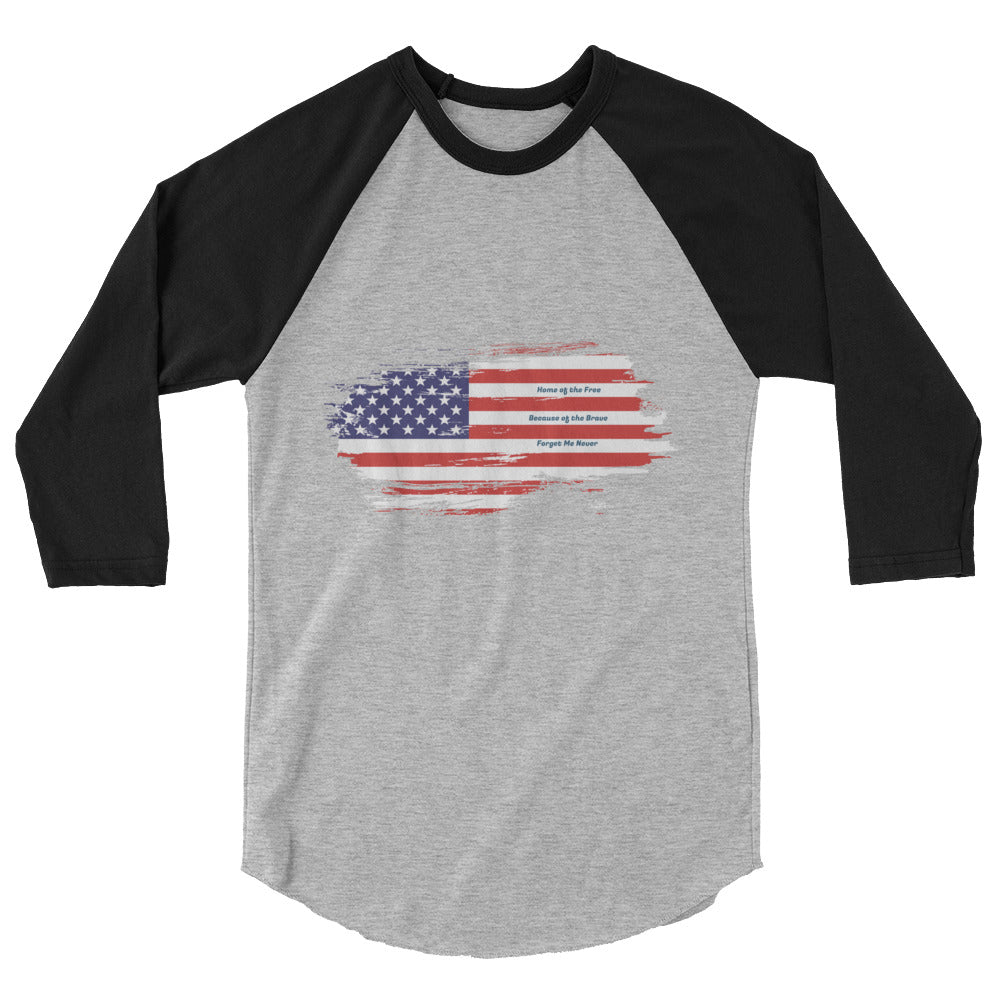 Support Our Troops 3/4 Sleeve Shirt