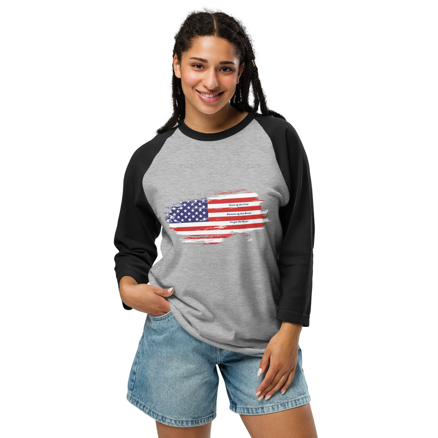 Support Our Troops 3/4 Sleeve Shirt