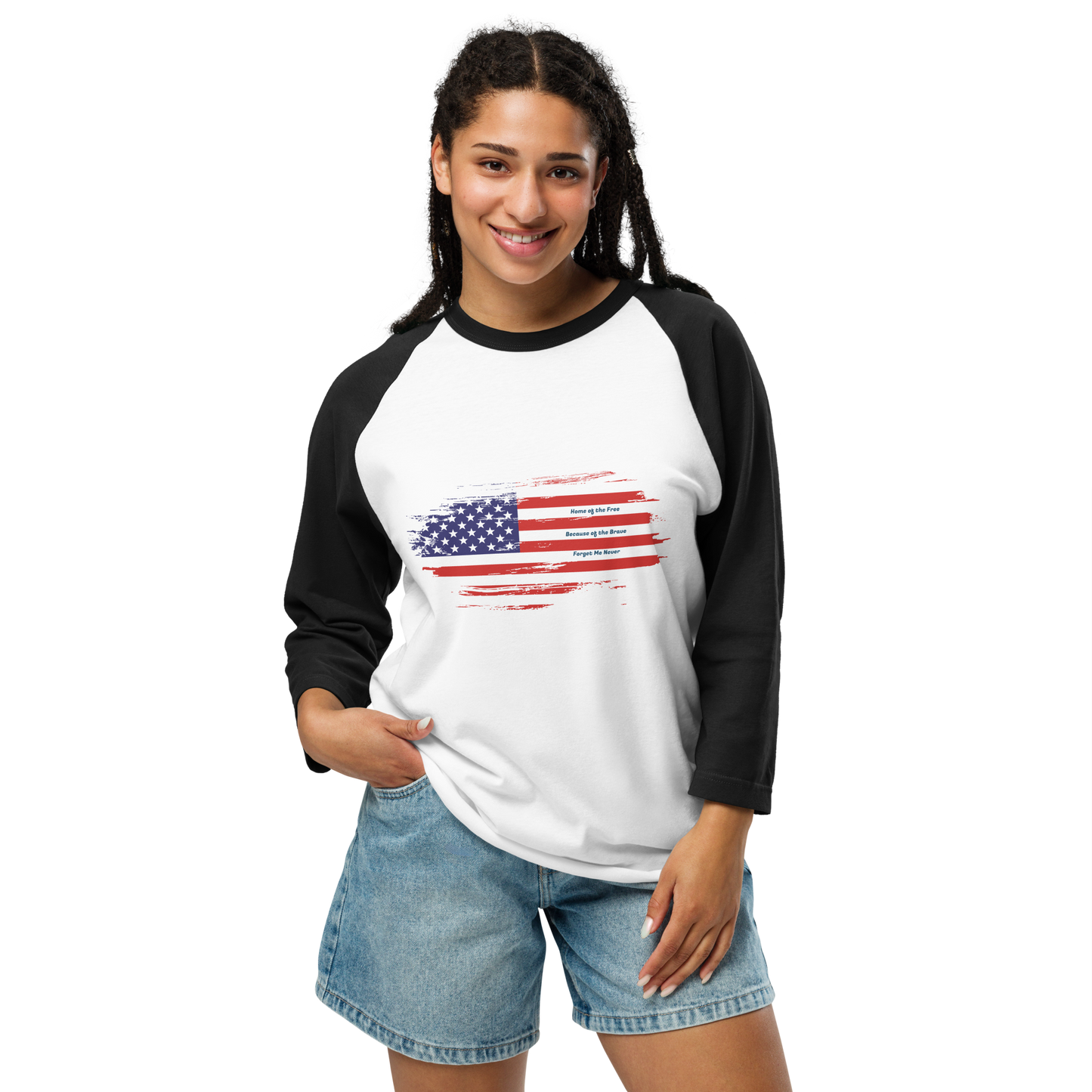 Support Our Troops 3/4 Sleeve Shirt