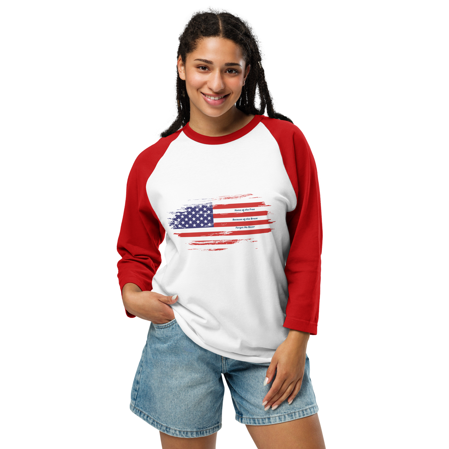 Support Our Troops 3/4 Sleeve Shirt