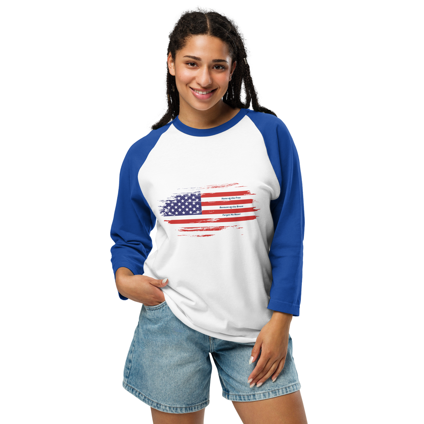 Support Our Troops 3/4 Sleeve Shirt