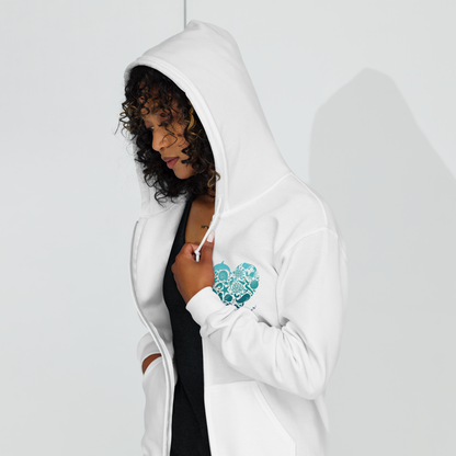 Love of the Ocean Zip Up Hoodie