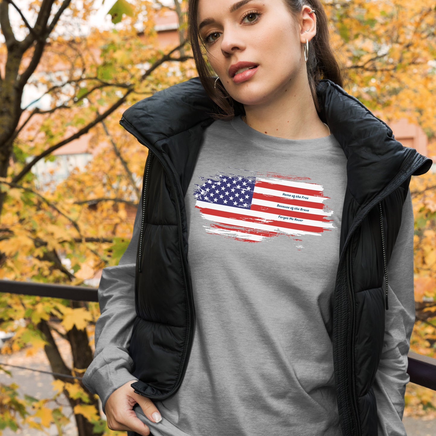 Support Our Troops Long Sleeve Tee