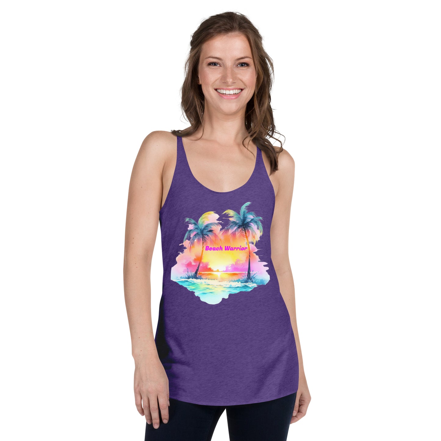 Love of The Ocean Beach Warrior Racerback Tank