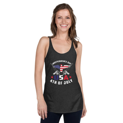 Independence Day Racerback Tank