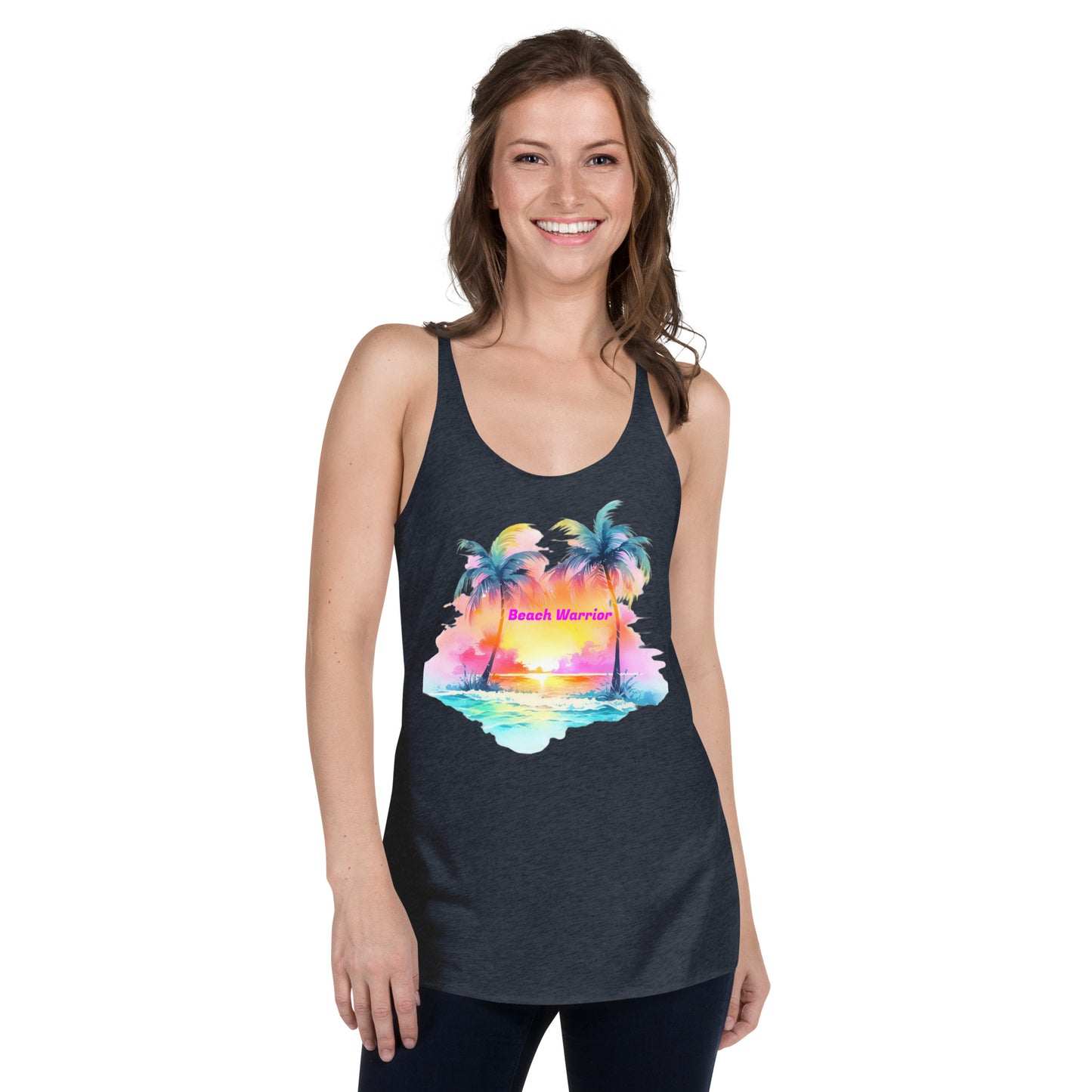 Love of The Ocean Beach Warrior Racerback Tank