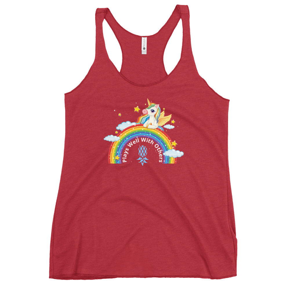 Plays Well With Others Racerback Tank