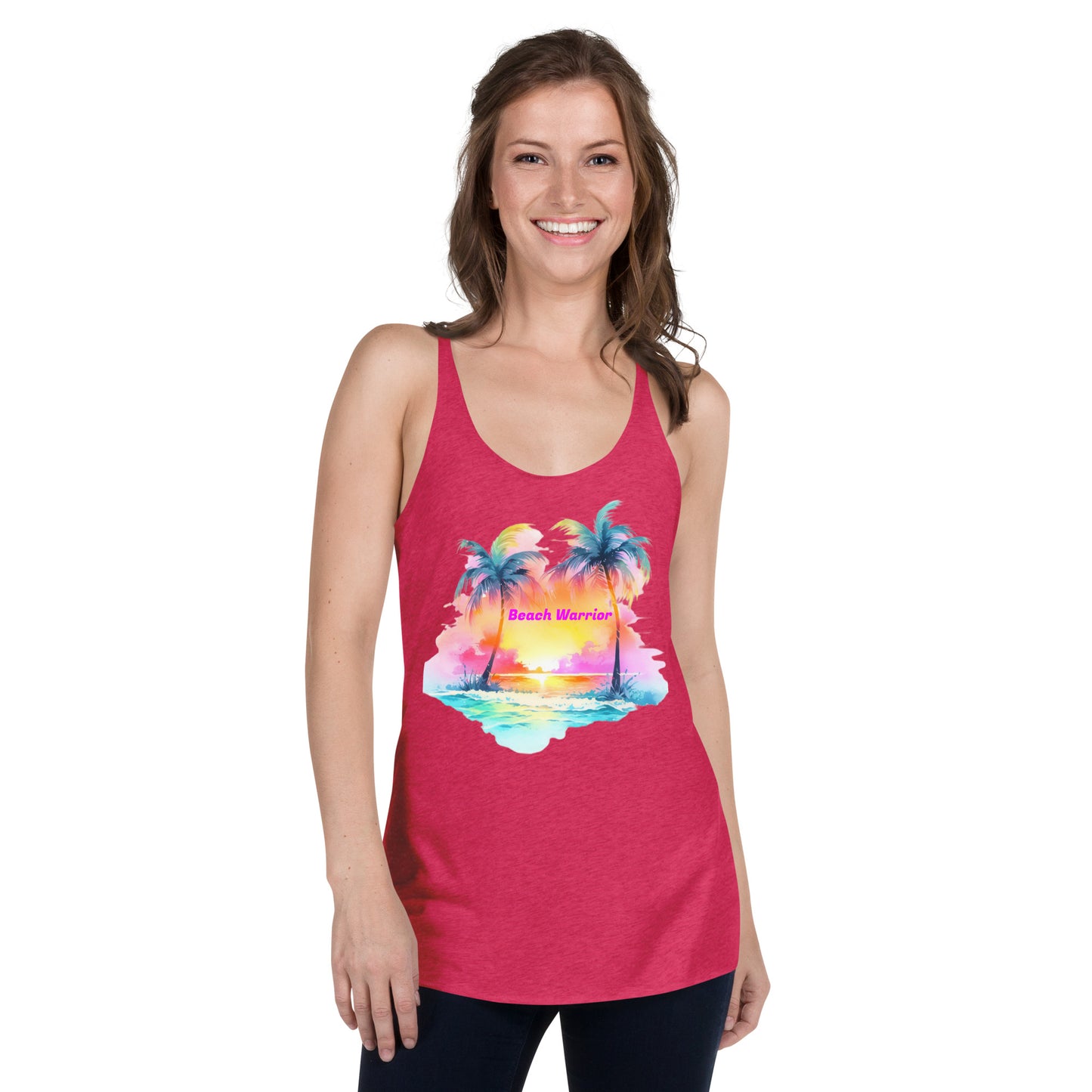 Love of The Ocean Beach Warrior Racerback Tank