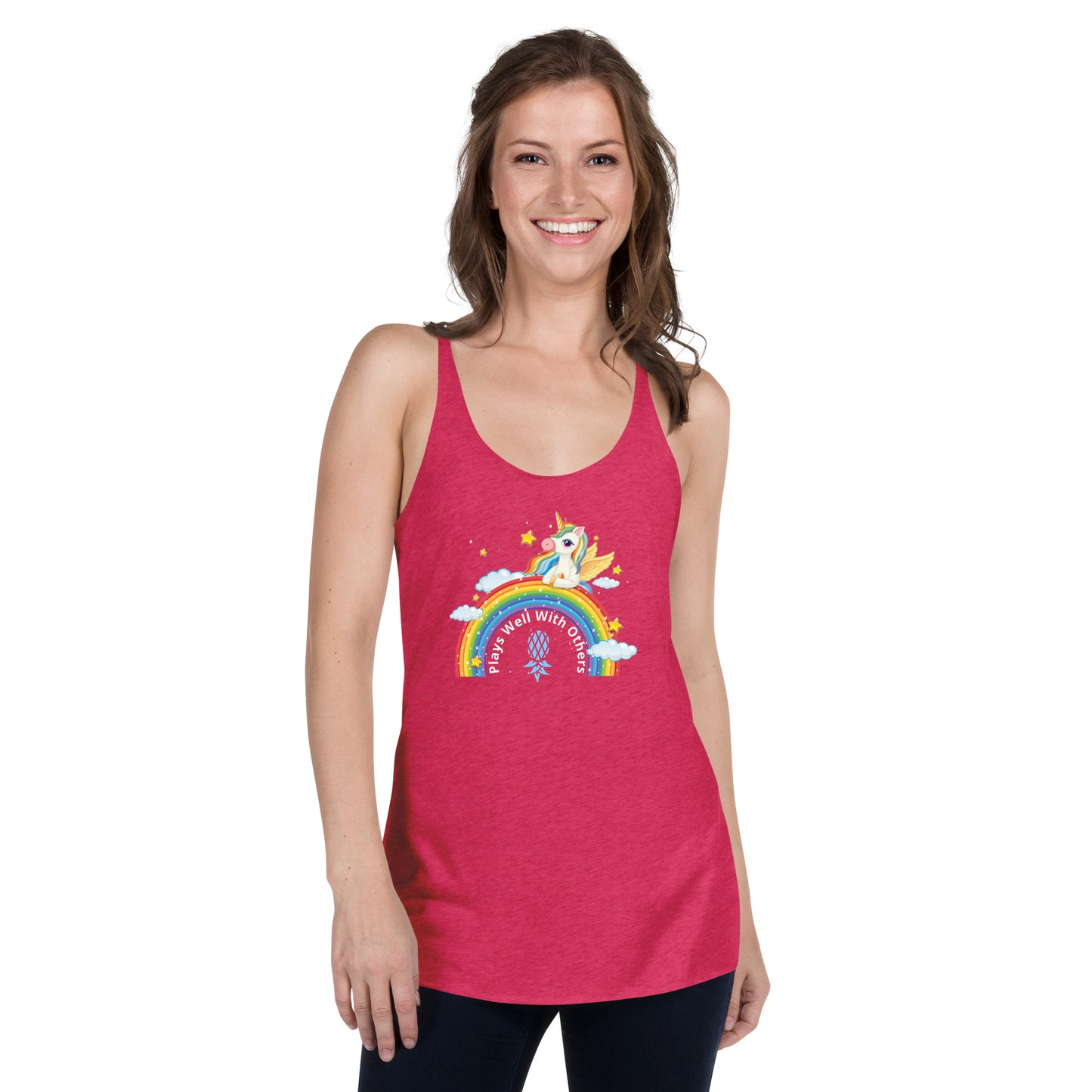 Plays Well With Others Racerback Tank