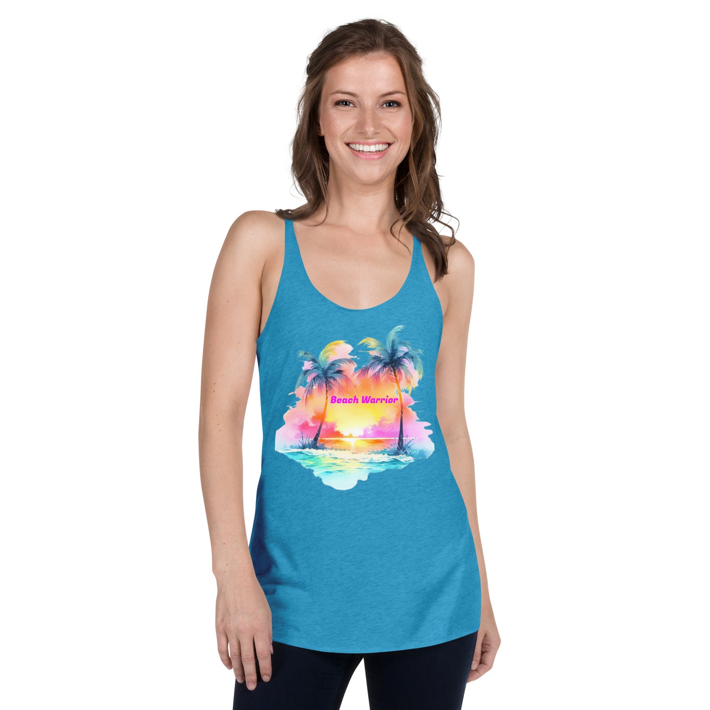 Love of The Ocean Beach Warrior Racerback Tank